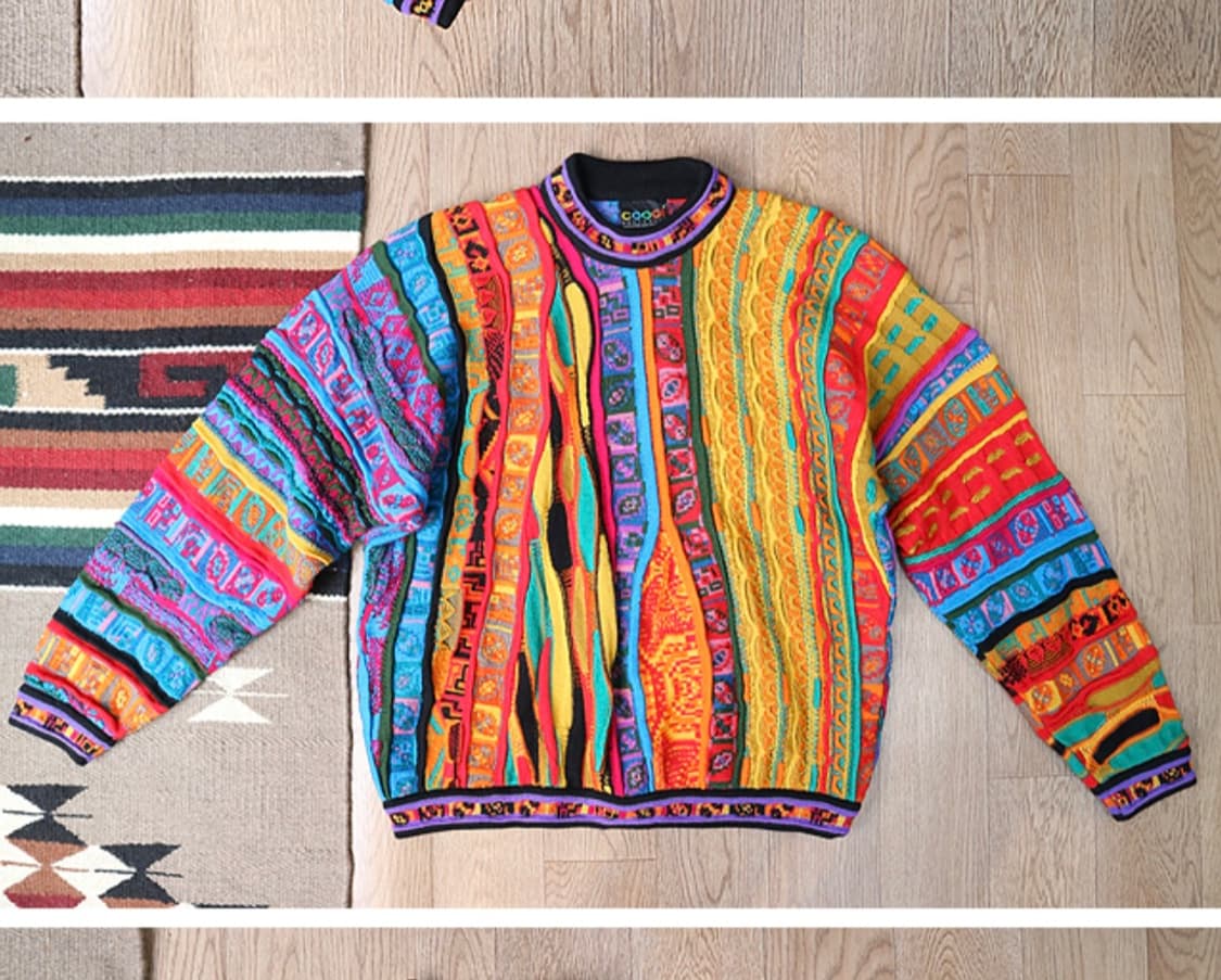 호주메이드 90S  coogi 쿠지 울100% 빈티지 입체 스웨터

 상품이미지3