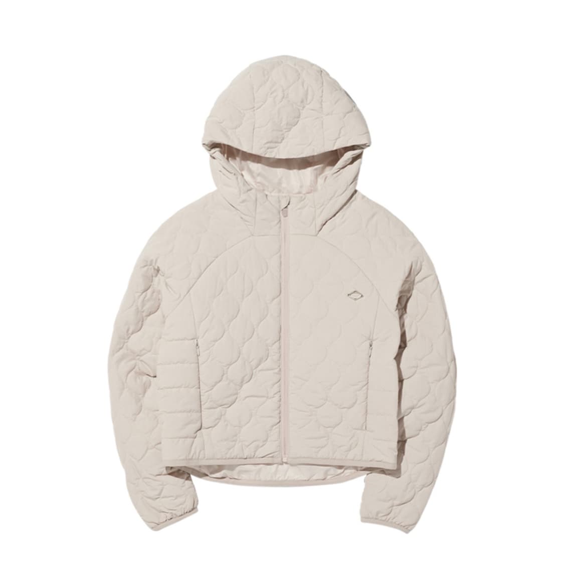 미스치프 퀄티드 후디드 자켓 아이보리 상품이미지1