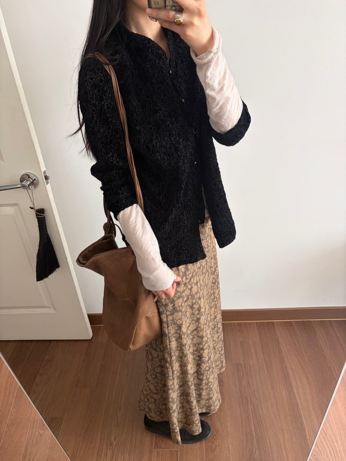 velour wrinkle blouse 상품이미지6