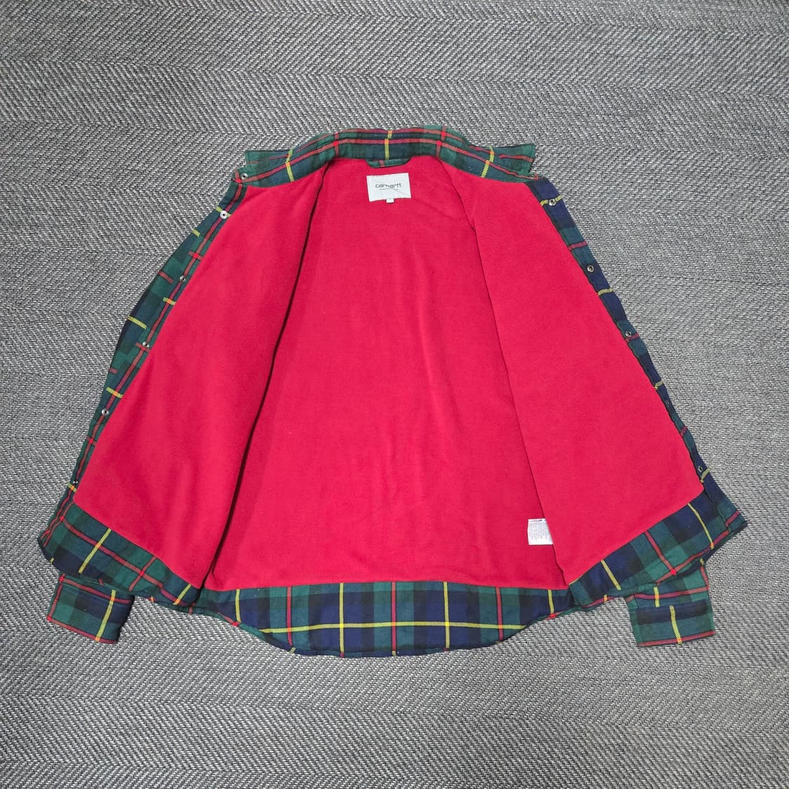 칼하트 체크 셔츠 남방 플란넬 자켓 상품이미지3