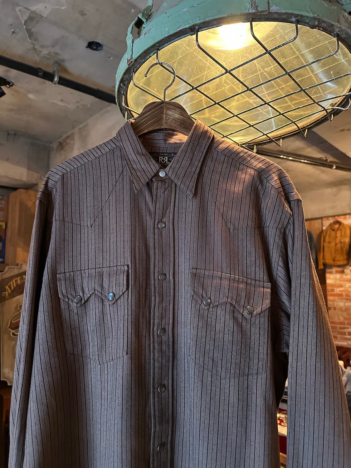 90s 빈티지 더블알엘 RRL 레이온 웨스턴 셔츠 상품이미지2