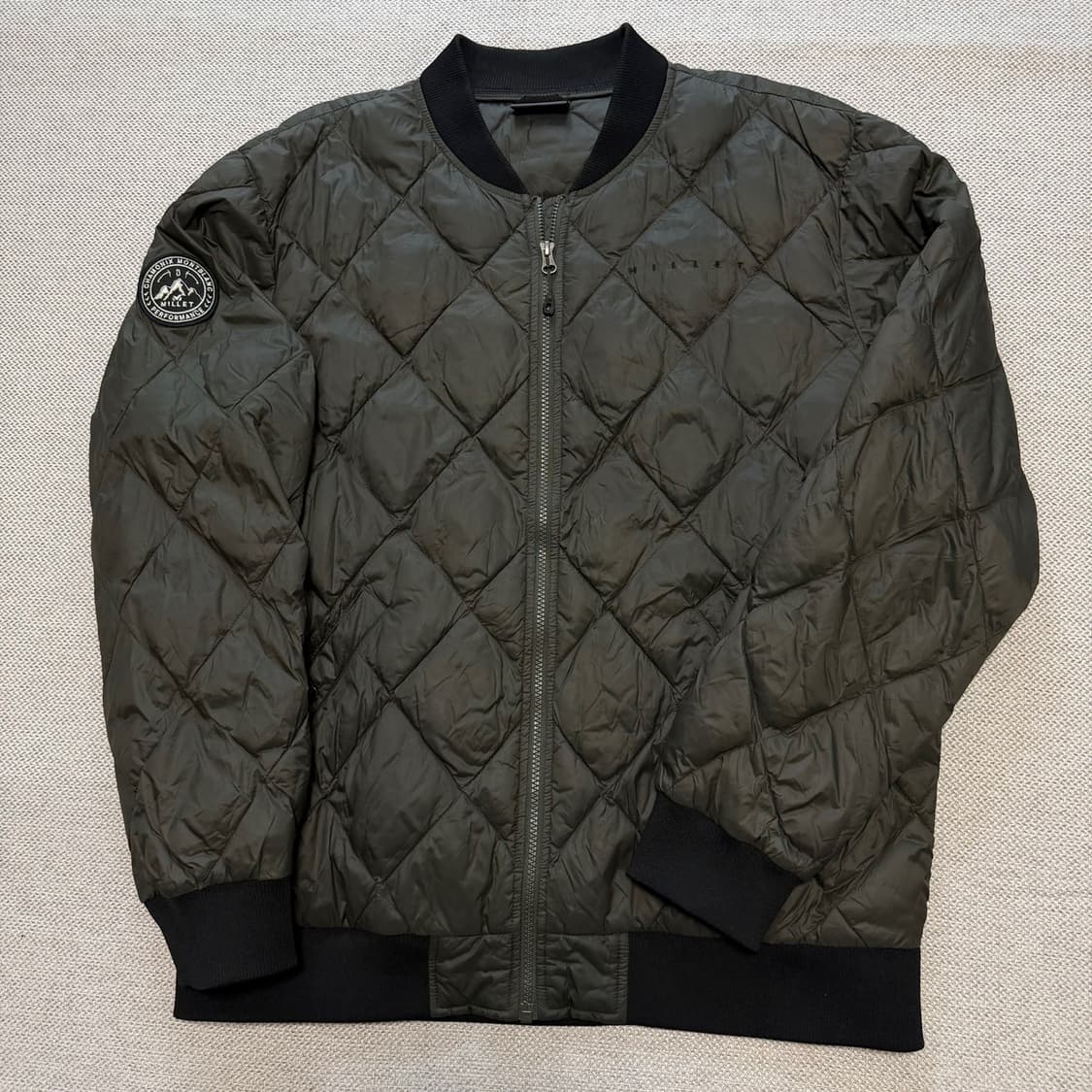 밀레 퀼팅 봄버 자켓 상품이미지1