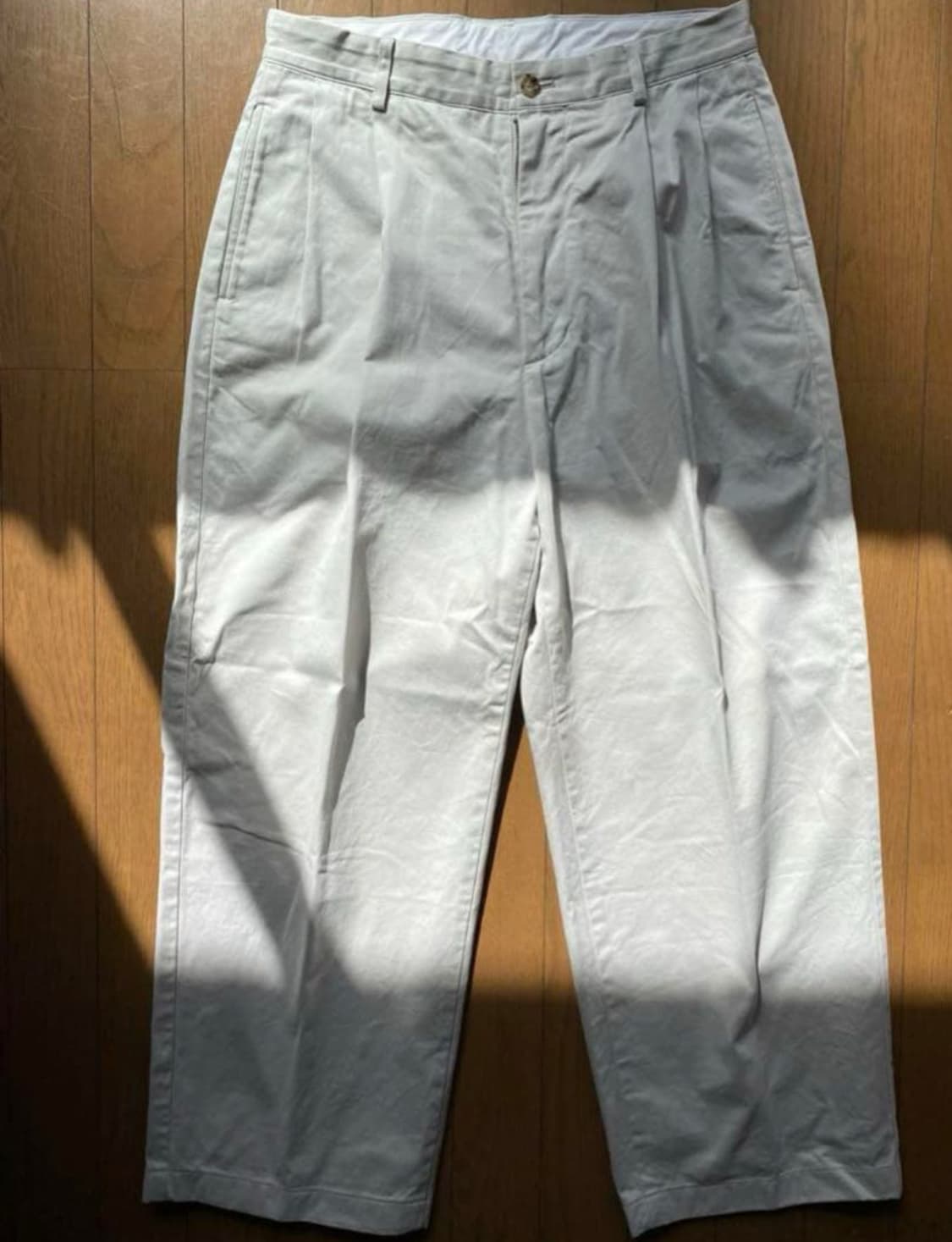 [1] A.presse 아프레쎄 치노팬츠 에크루  상품이미지1