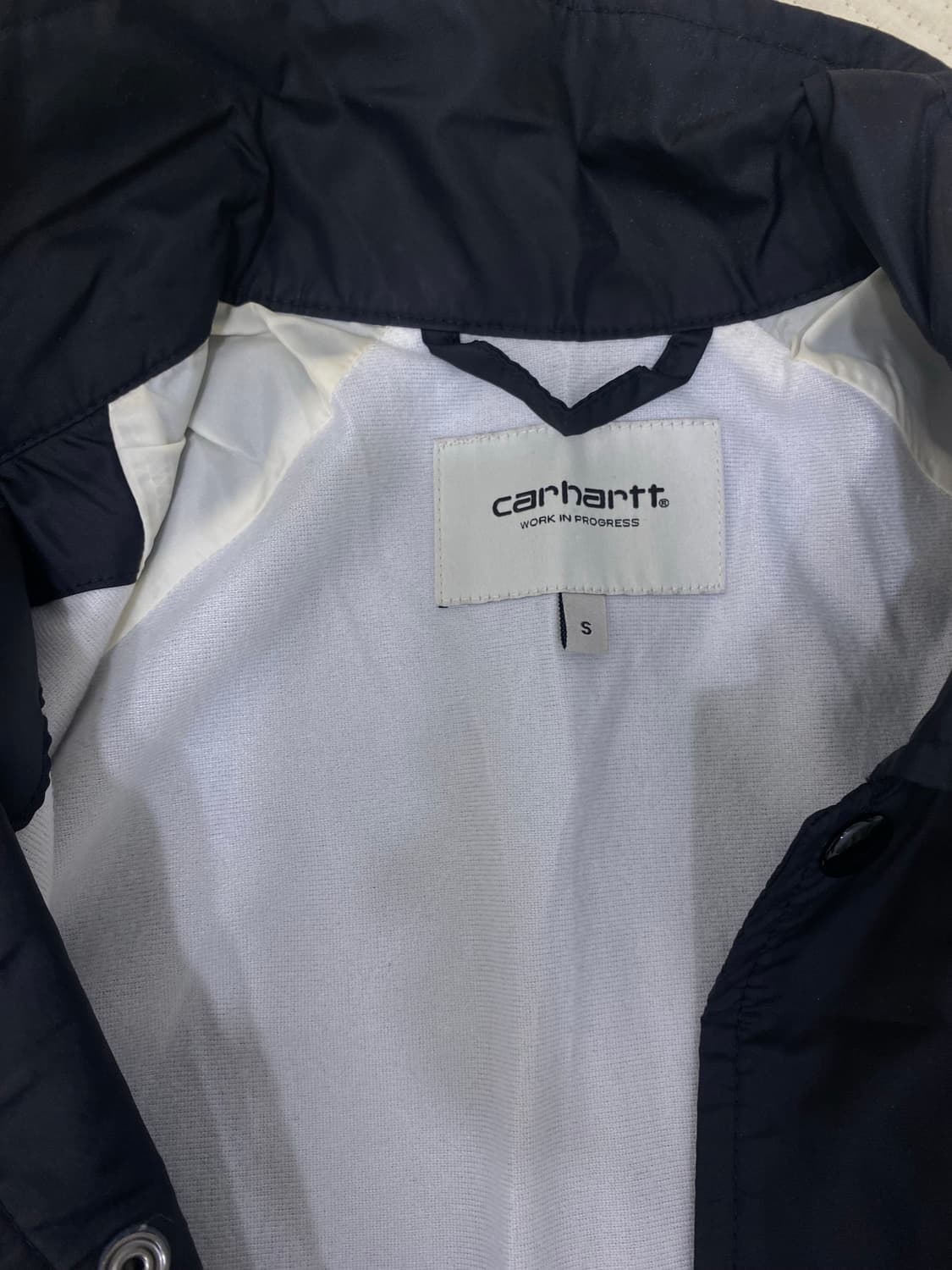 칼하트 WIP 코치 자켓 블랙 상품이미지2