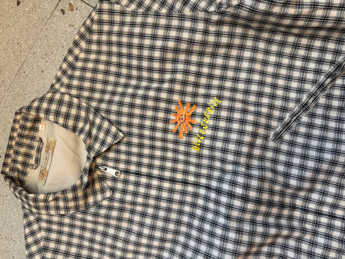 헬로선라이즈 체크 자켓 L 상품이미지2