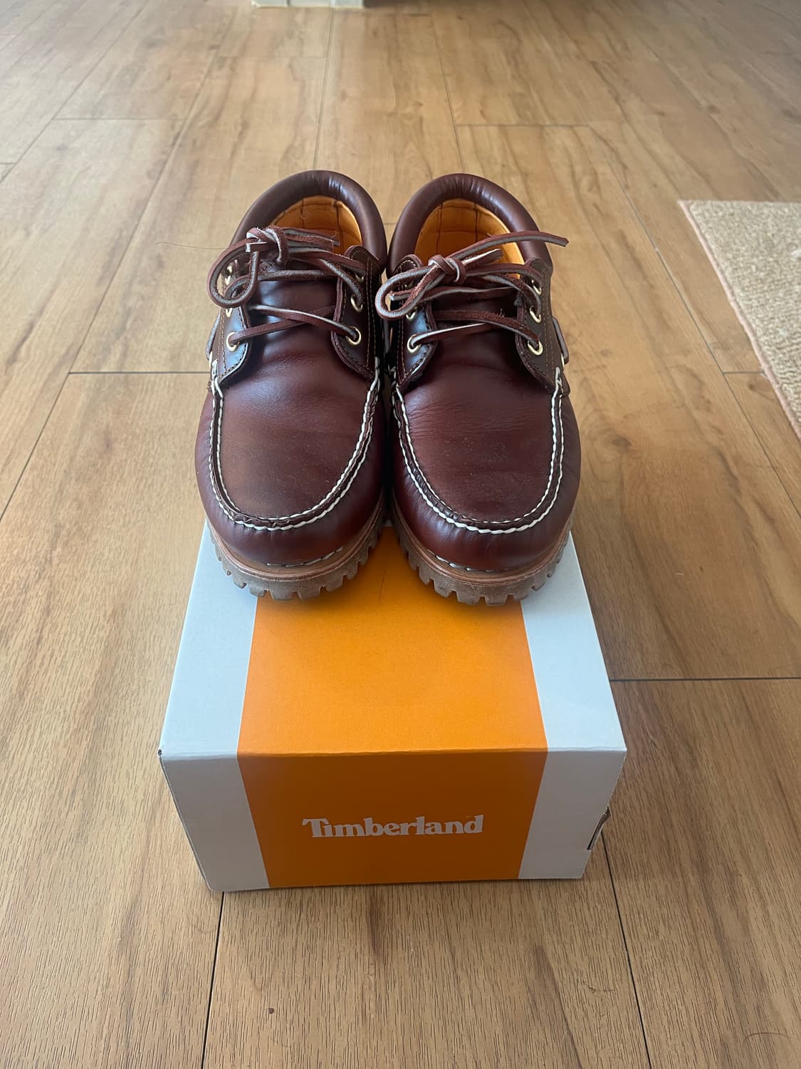 팀버랜드 어센틱 3 아이 클래식 러그 버건디 상품이미지1