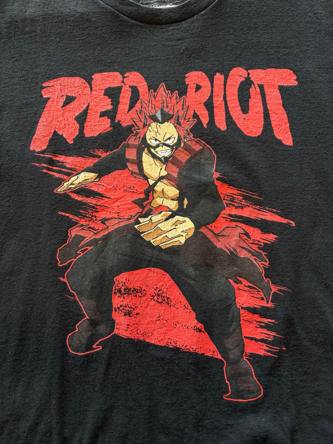 나의히어로 Red Riot Kirishima 티셔츠 상품이미지2