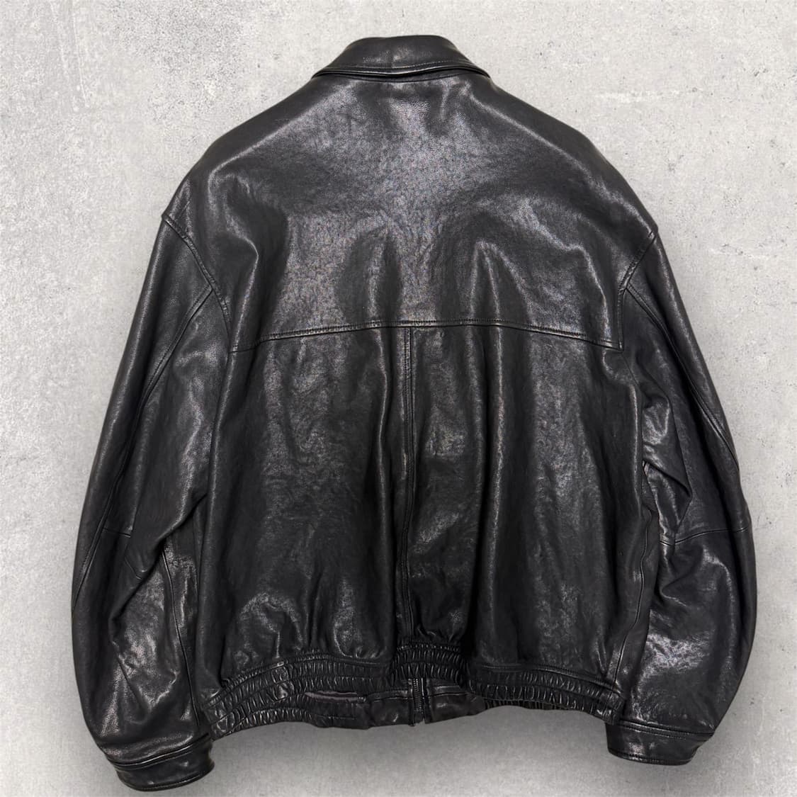 UNION BLUE 블랙에디션 싱글레더자켓 새상품 상품이미지2