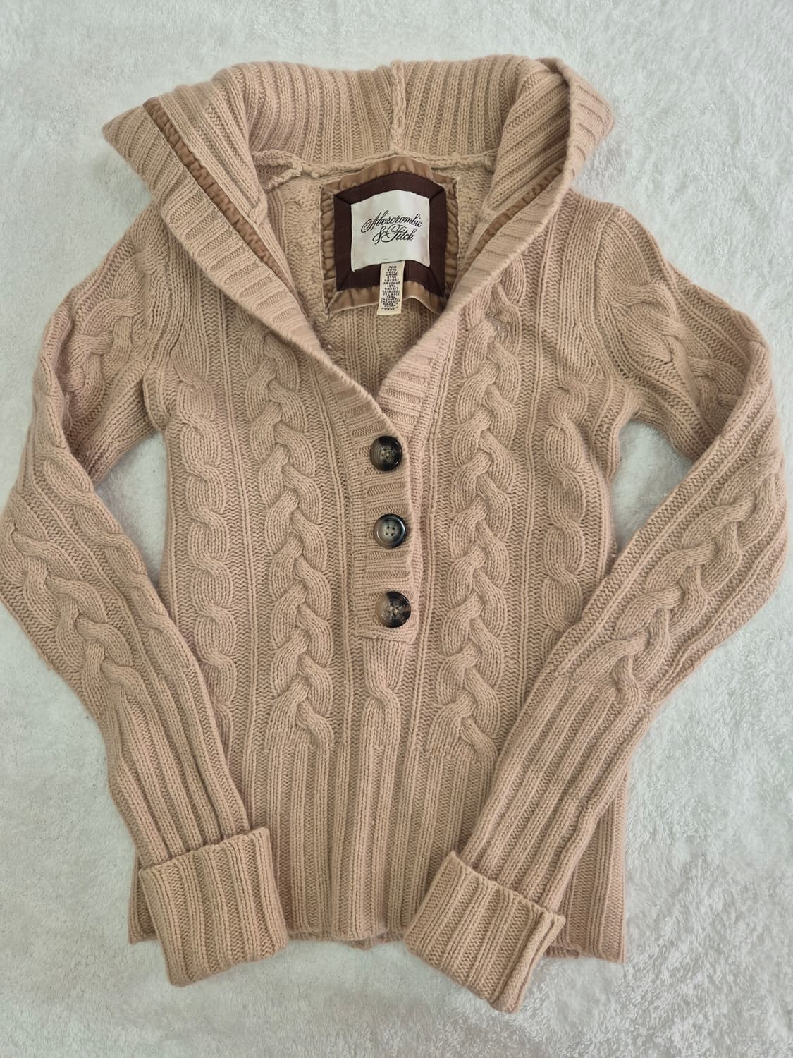 아베크롬비 꽈베기 후드니트 상품이미지1