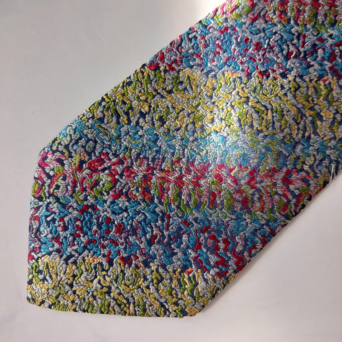 미쏘니 실크 멀티컬러 자카드 패턴 넥타이 9cm S~A+등급 E762 상품이미지6