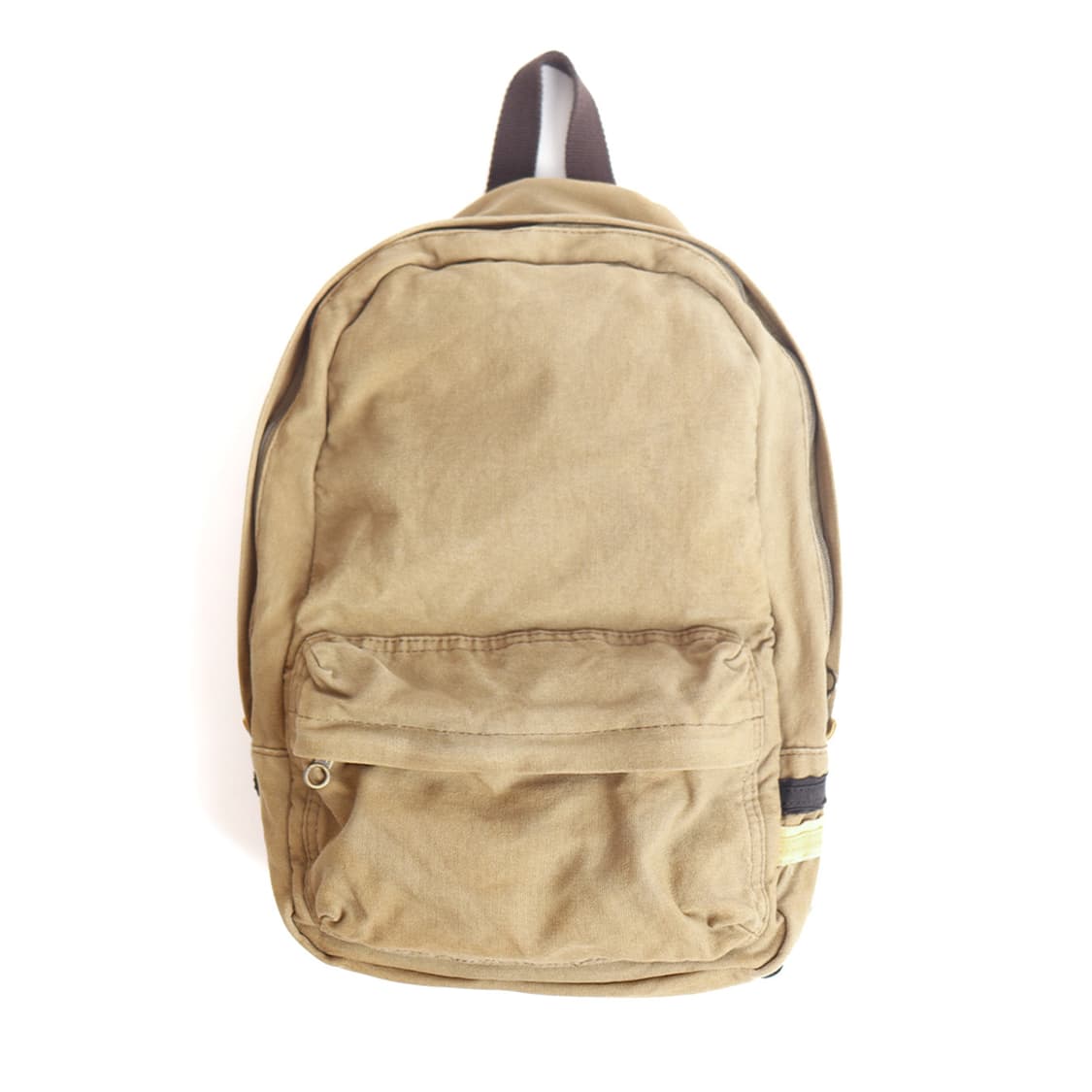 [anello] 브라운 워시드 캔버스 백팩 상품이미지1