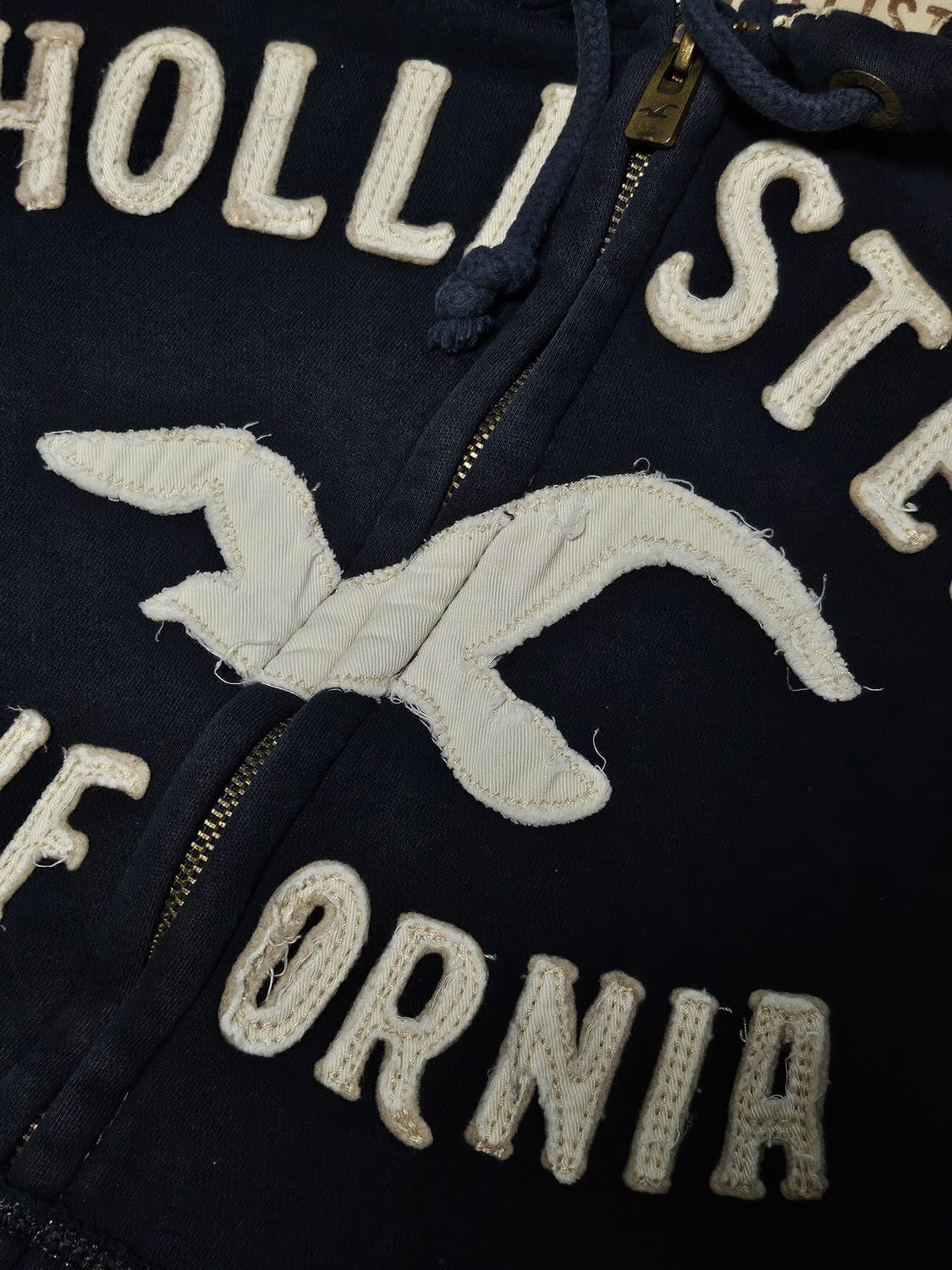 홀리스터 대장급 y2k 핀터깔 후드 집업 M 상품이미지2