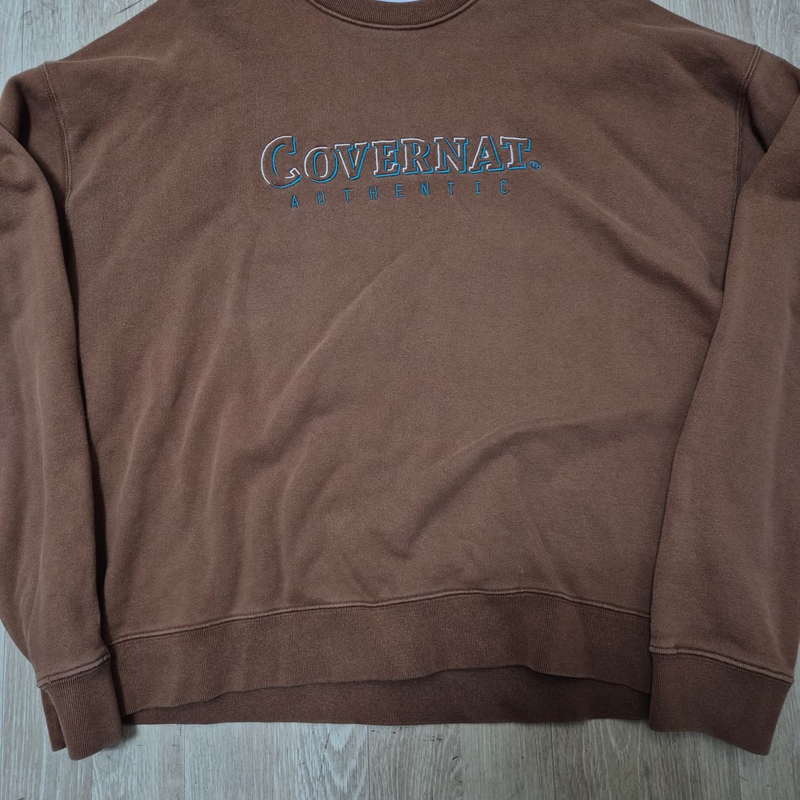 커버낫 어센틱 빅로고 맨투맨 M(95) 상품이미지3