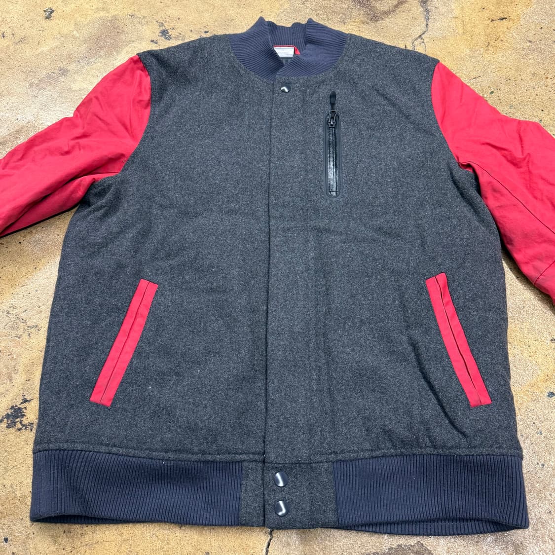 [정품/XL,105] 나이키 모직 바시티 자켓 b17 상품이미지3