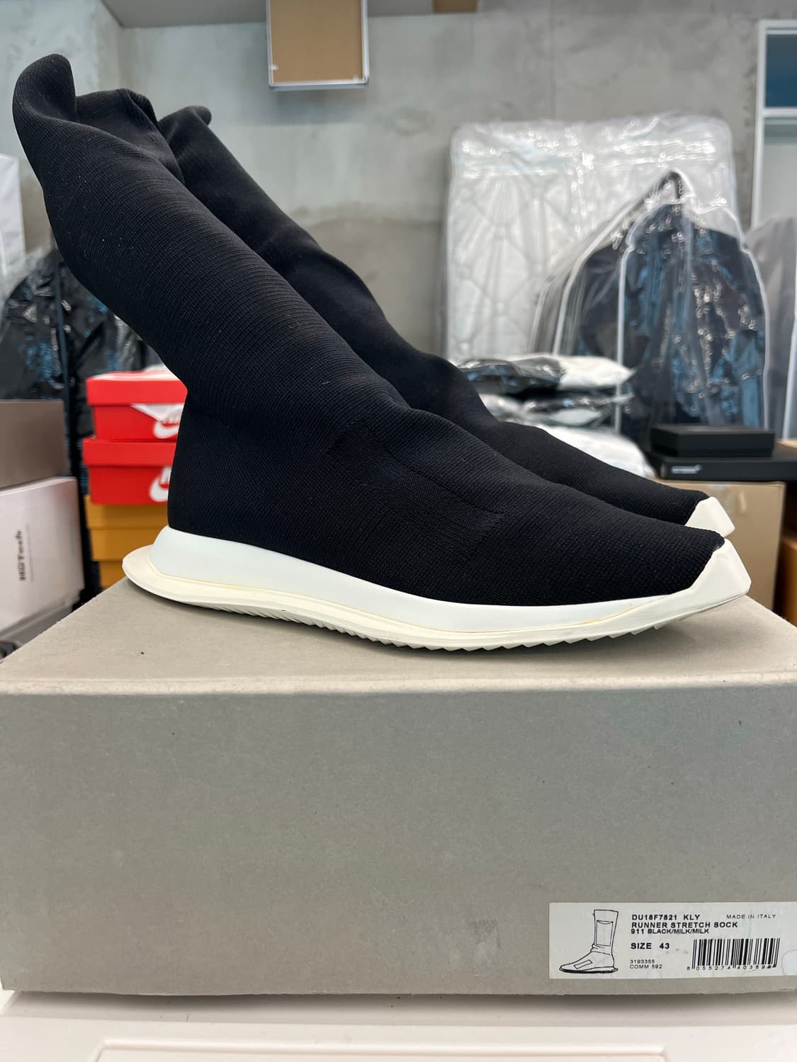 릭오웬스 러너 스트레치 삭스 43 상품이미지1