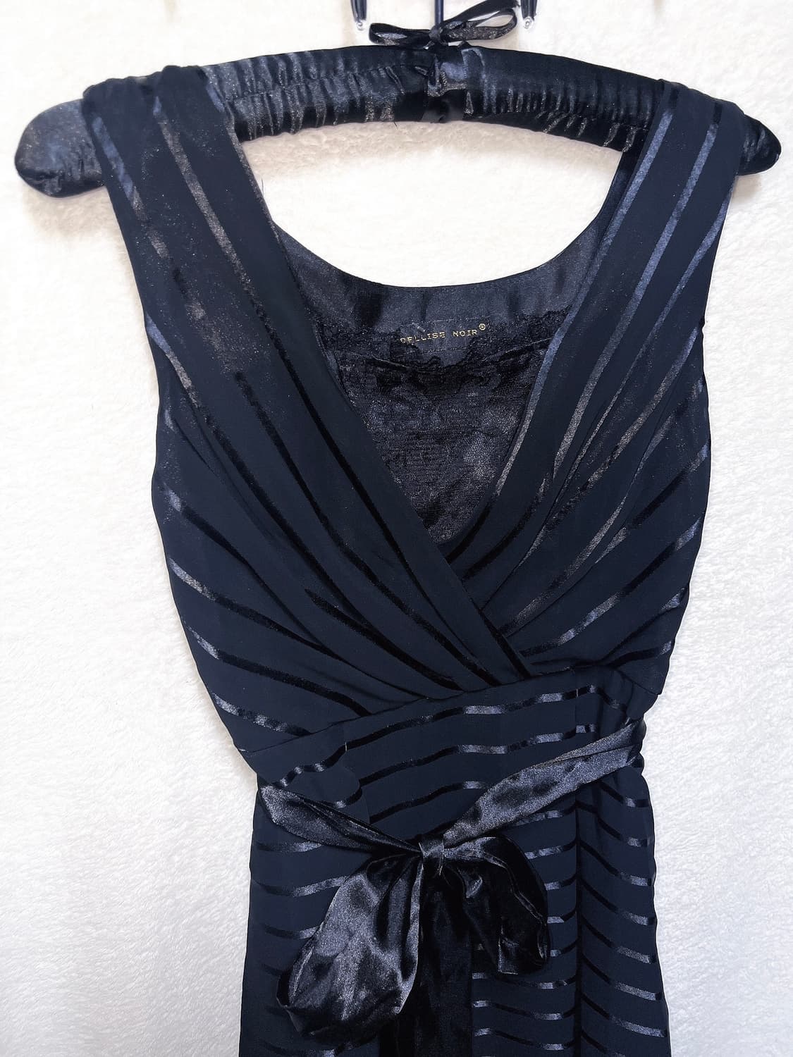 로맨틱고딕 고스펑크 로리타 로걀 갸루 블랙 레이스 새틴 리본드레스 원피스 상품이미지9