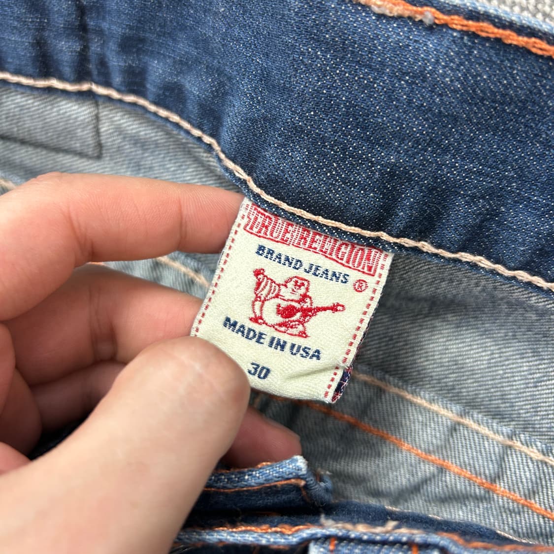 트루릴리전 섹션 스트레이트 데님팬츠(30) 상품이미지6