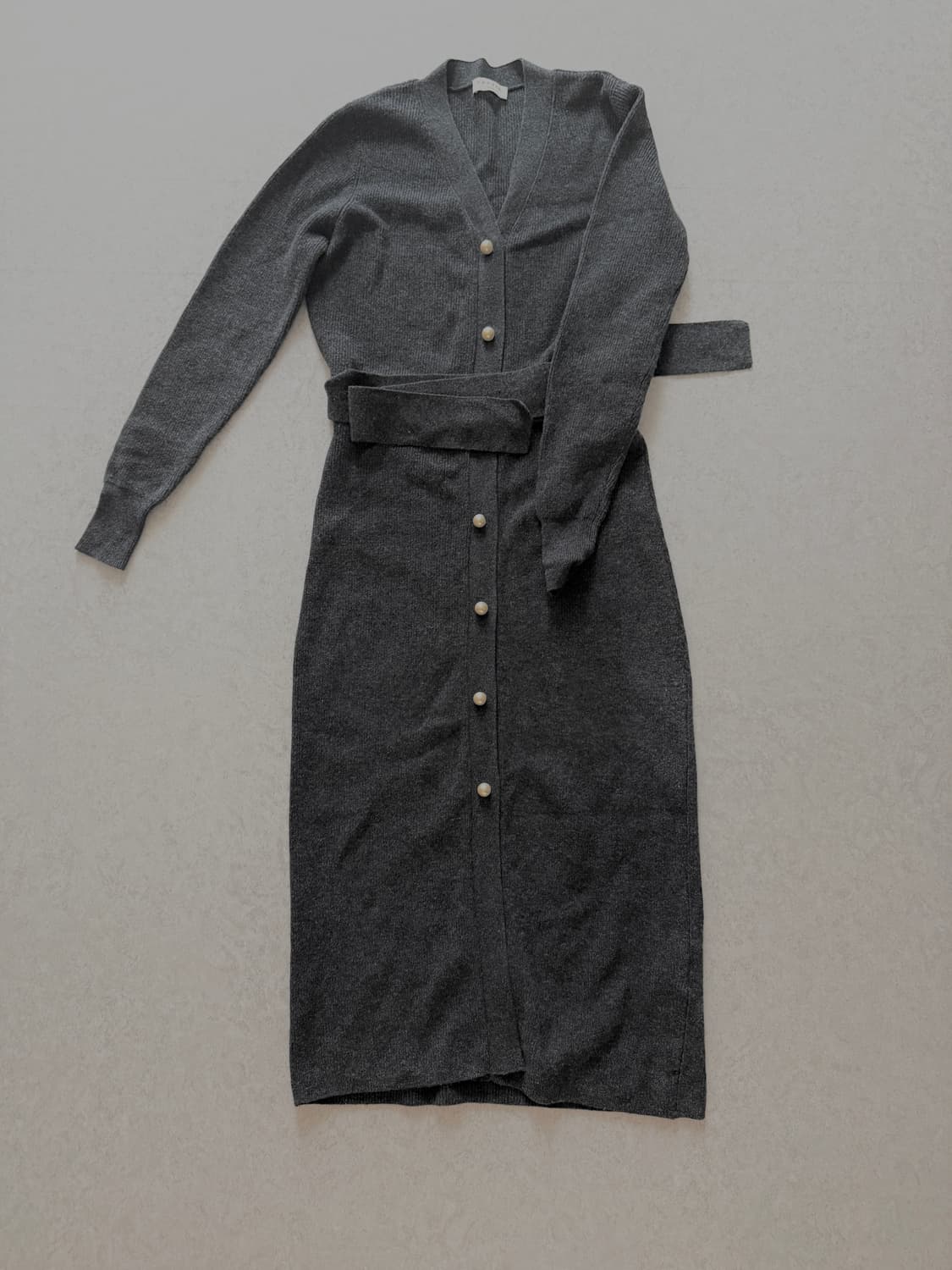 산드로 그레이 울 니트 원피스 36 상품이미지8