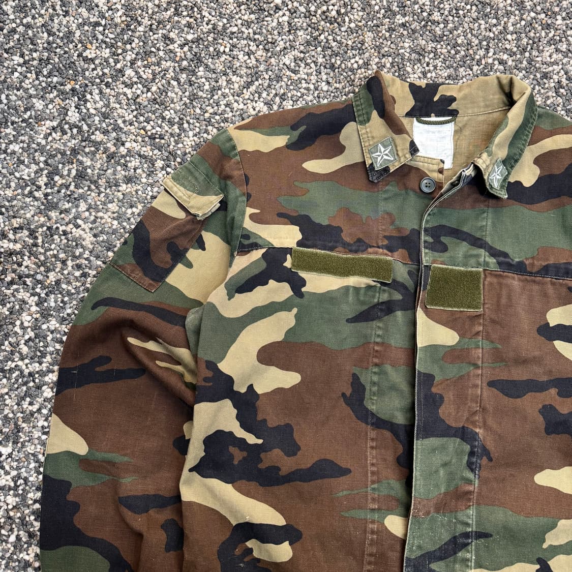 빈티지 이탈리아 군 우드랜드 필드 자켓 (L)  상품이미지3