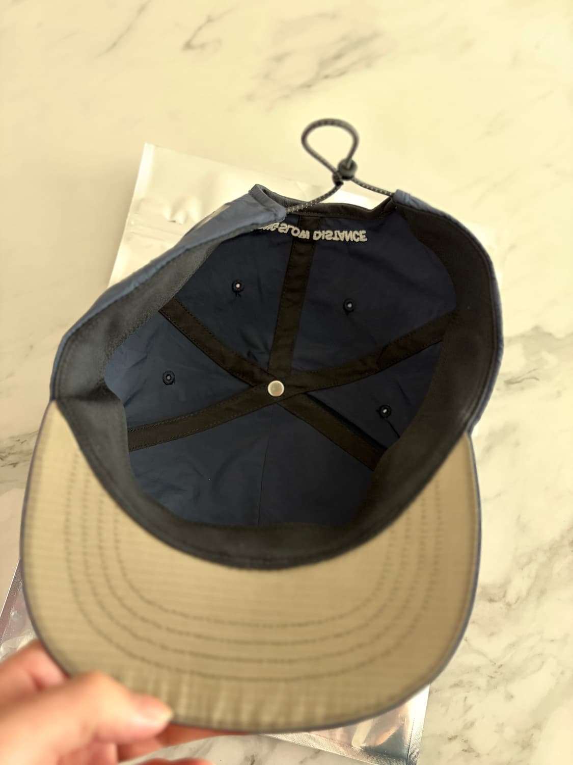 새티스파이 플라이트실크 핀치 캡 네이비  상품이미지5