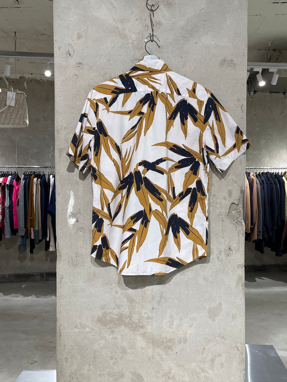 마르니 화이트 리브스 코튼 하프 셔츠 상품이미지6