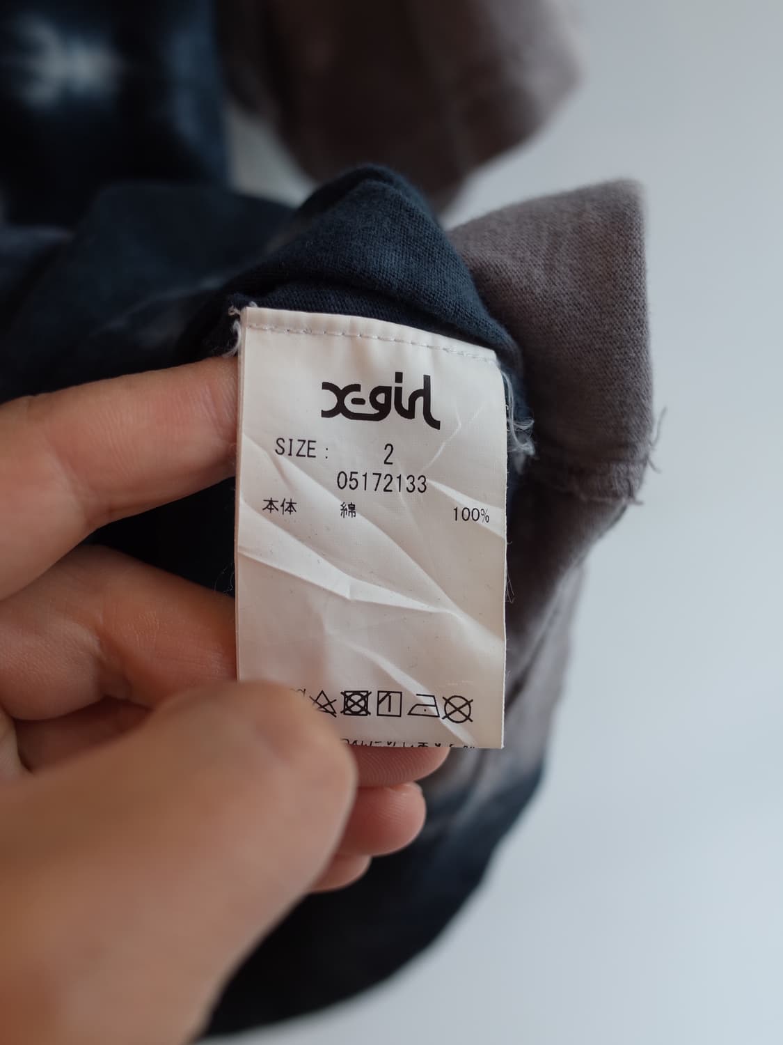 X-girl 타이다이 티셔츠 상품이미지5