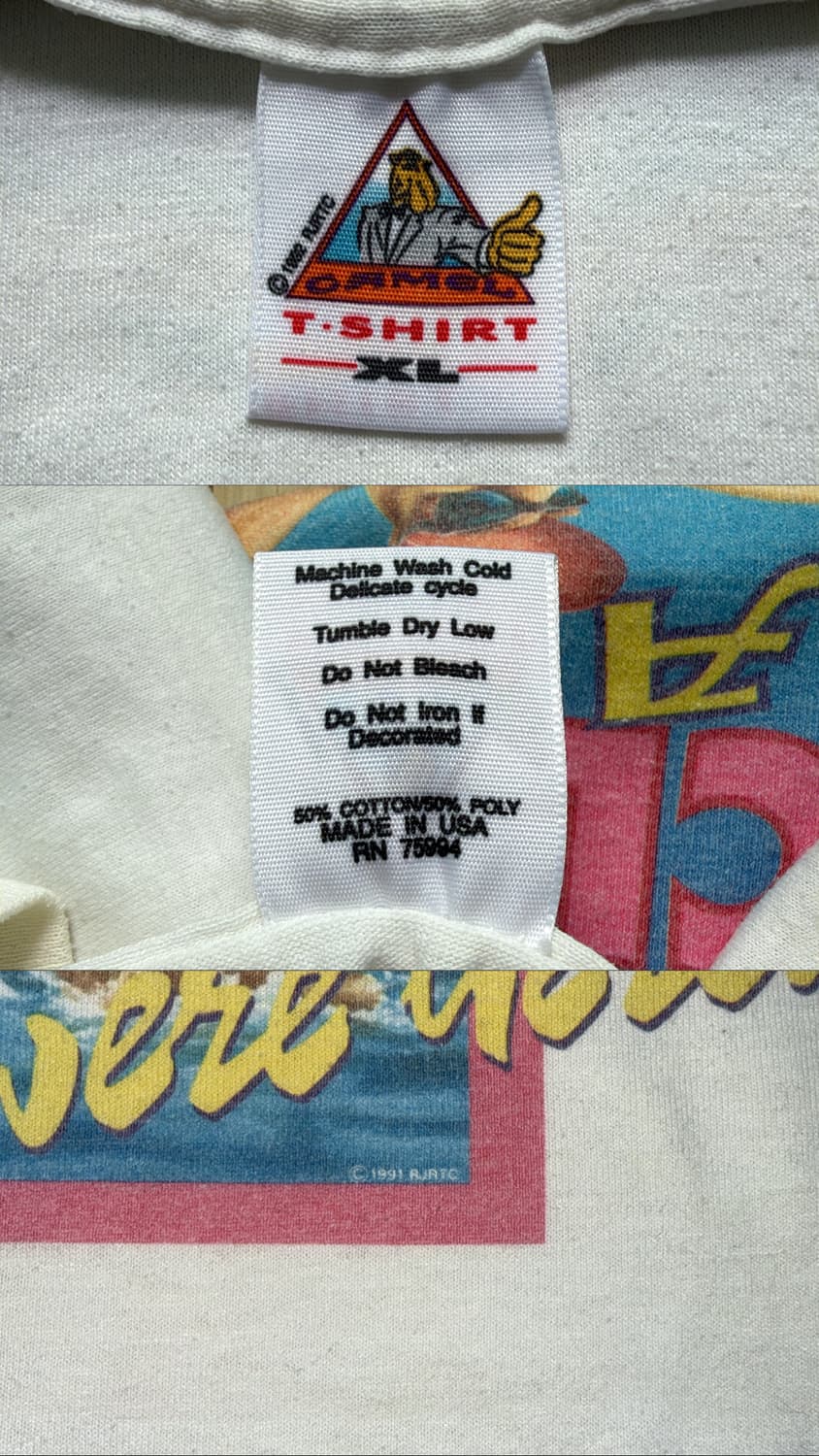 카멜 90s Camel 클럽 멤버스 프로모 빈티지 포켓 티셔츠 상품이미지6