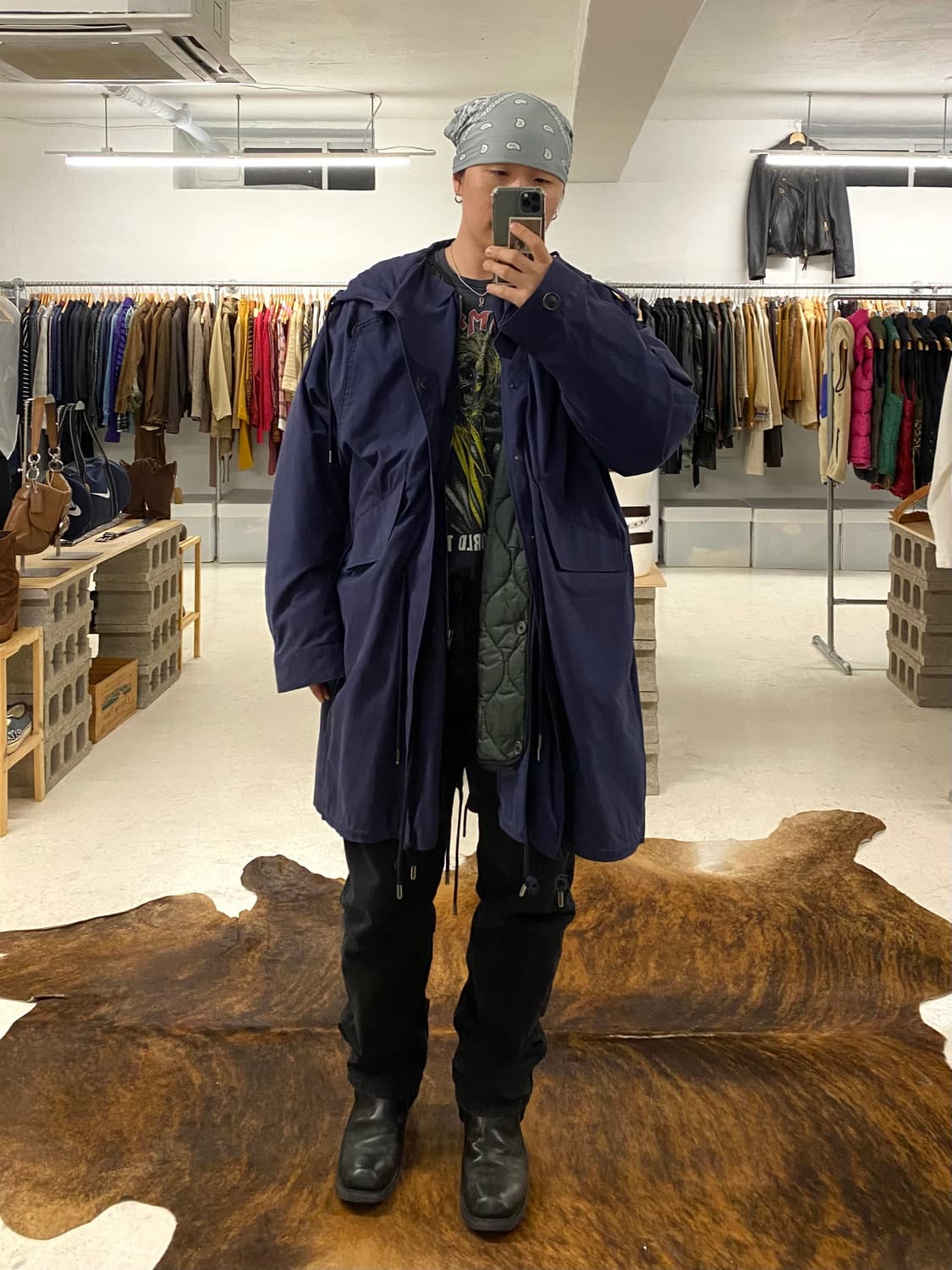 파쉬테일 파카 Hooded Drawstring Parka 상품이미지1