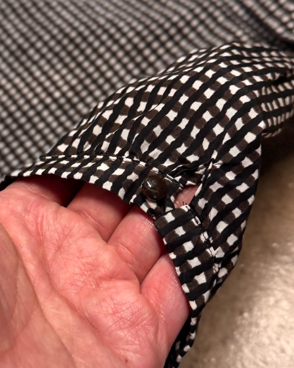 44 ) MaxMara Check Puff Blouse 상품이미지10