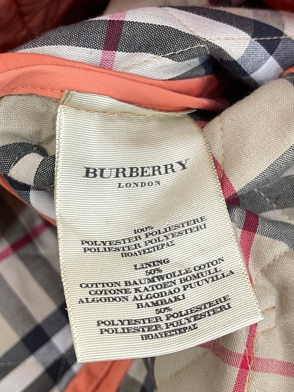 버버리 퀼팅 자켓 상품이미지10