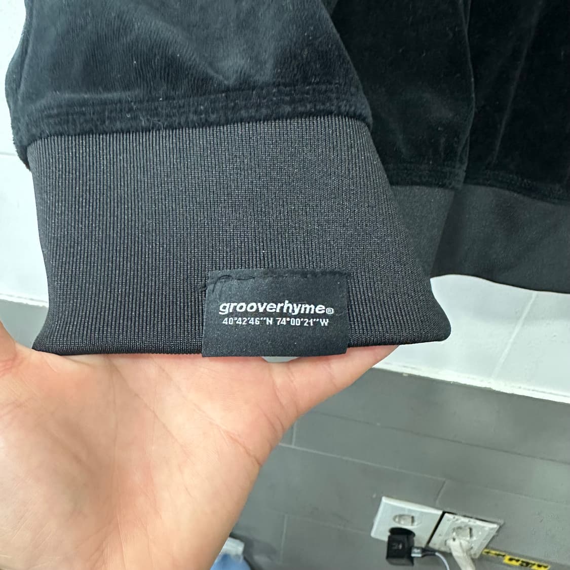 그루브라임 벨벳 맨투맨 상품이미지4