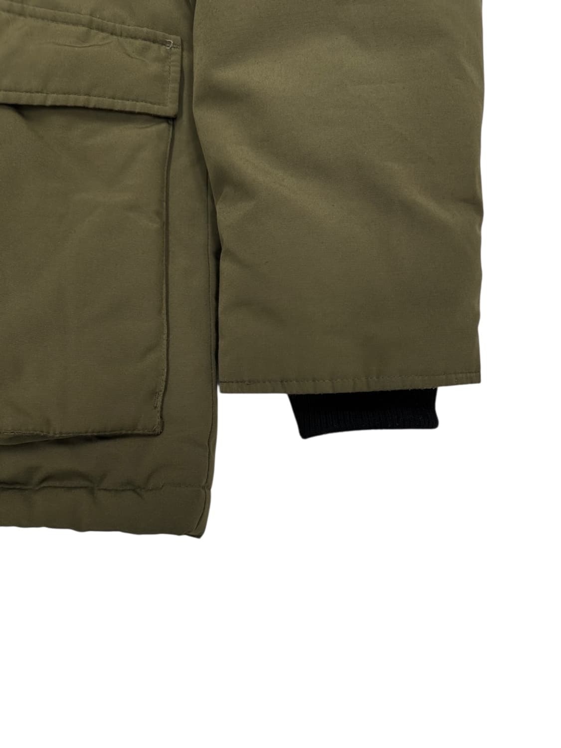 커버낫 구스다운 야상패딩 카키 (L) 상품이미지6