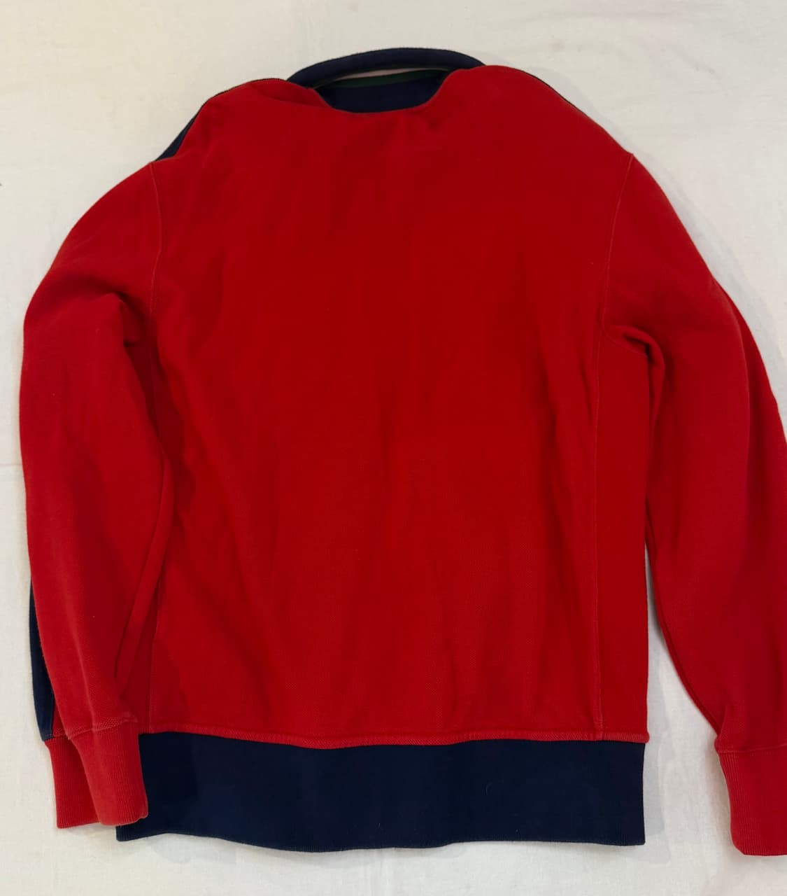 폴로 랄프로렌 빅포니 금장 치프키프 코튼 집업 져지 레드 상품이미지3