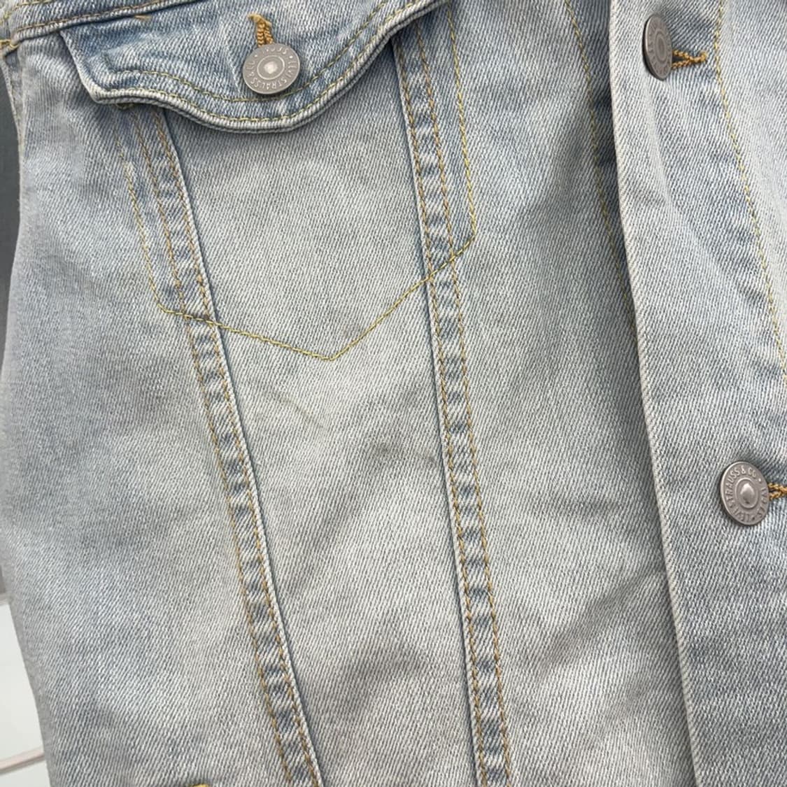 리바이스 캐주얼 투포켓 데님 청자켓 90 C06347 상품이미지5