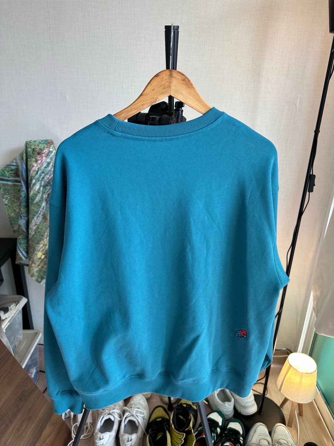 Tony hawk 로고 맨투맨 터쿼이즈 상품이미지4