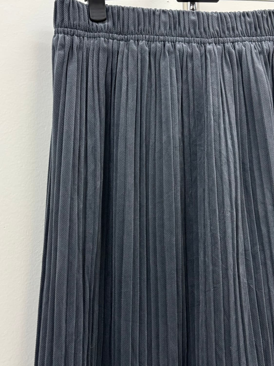 빈티지 그레이 플리츠 스커트 상품이미지4