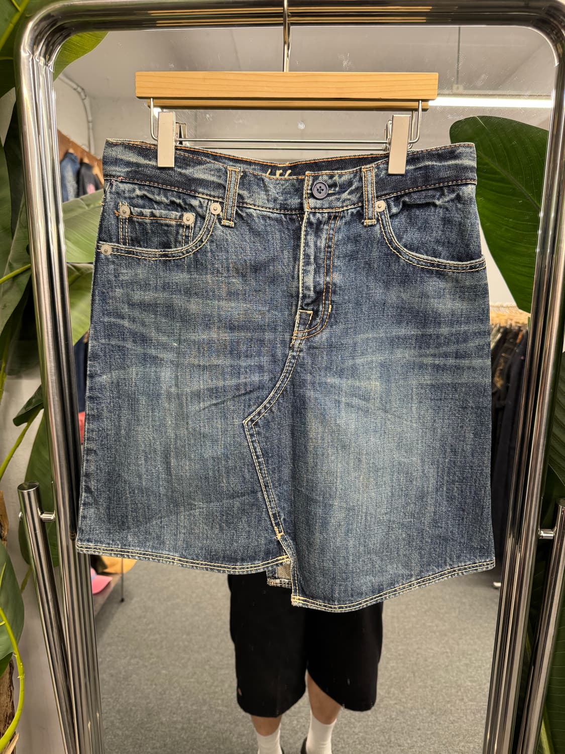 japanese vintage 데님 미니스커트 상품이미지1