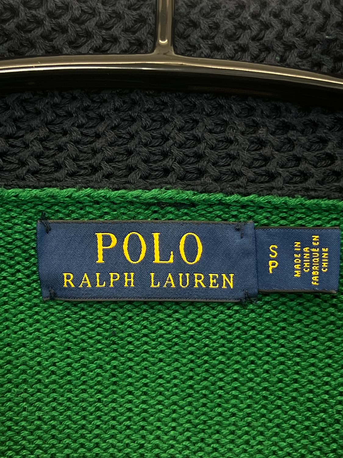 폴로 랄프로렌 아플리케 바시티 숄카라 가디건 상품이미지4