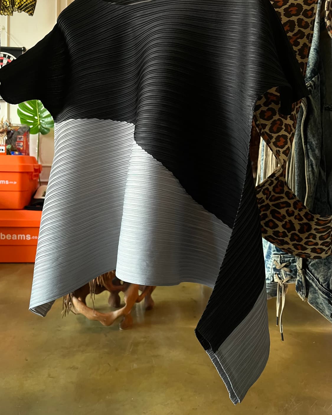 JPN Vintage Avant-garde Pleats 1/2 Top 상품이미지3