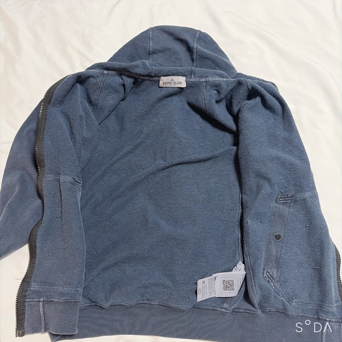 스톤아일랜드 주니어 네이비 후드 집업 12/156 상품이미지7