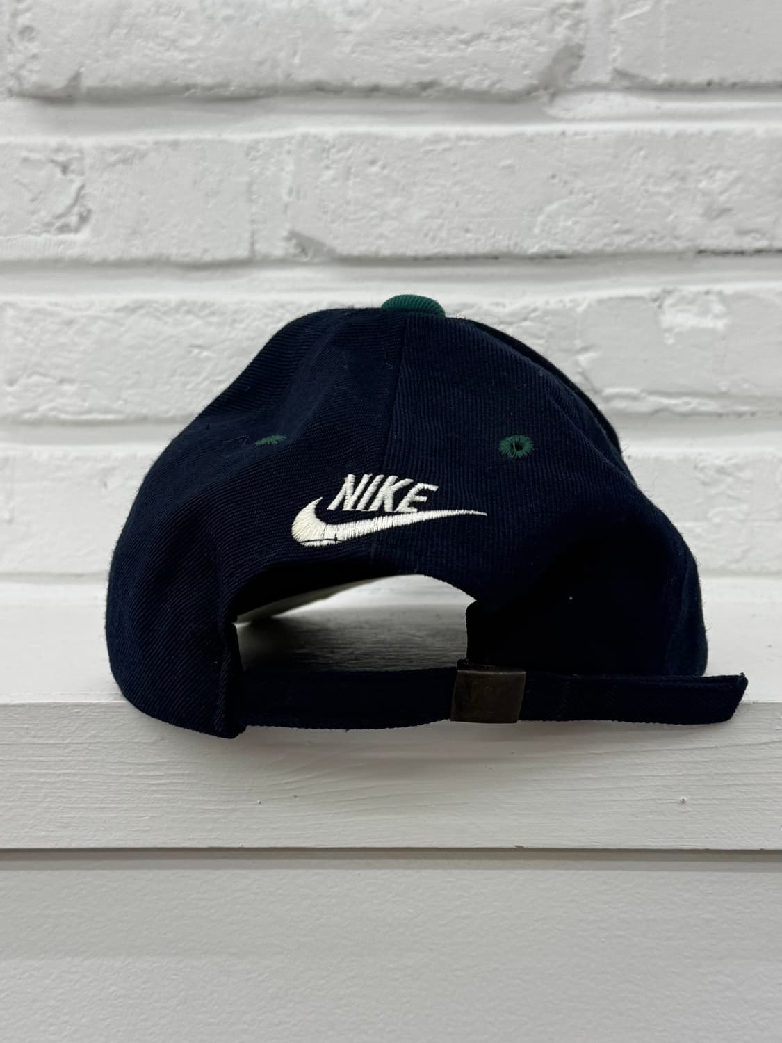 90s 나이키 네이비 그린 볼캡 상품이미지2