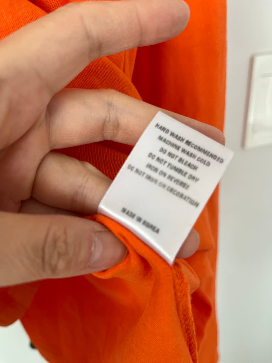 hyein seo 혜인서 오렌지 긴팔티 상품이미지5