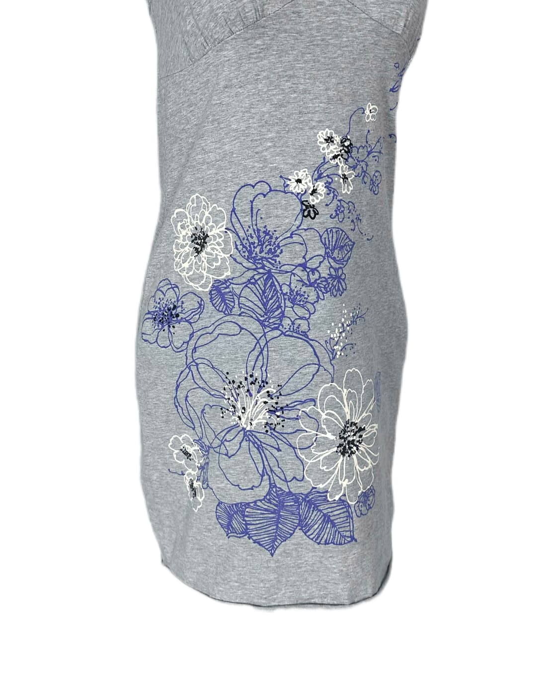 grey lace flower dress 상품이미지4