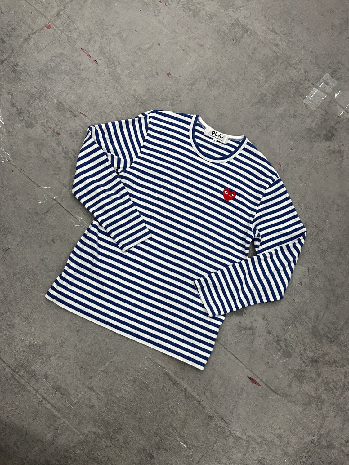 꼼데가르송 스트라이프 롱 슬리브 상품이미지1