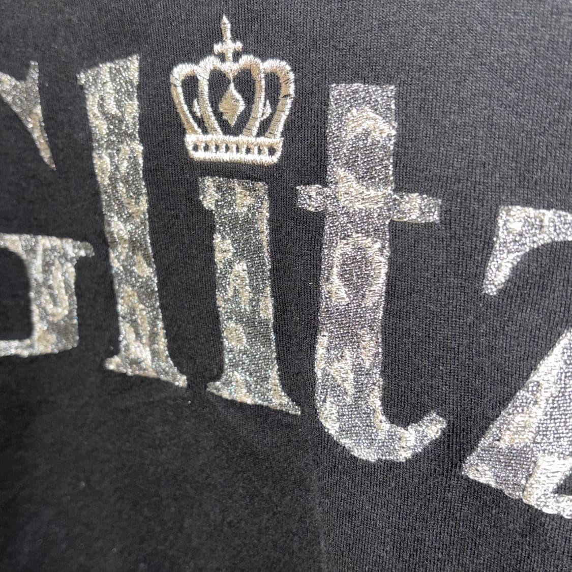 Glitz long sleeve big logo 글리츠 호피 자수 슬리브 상품이미지4