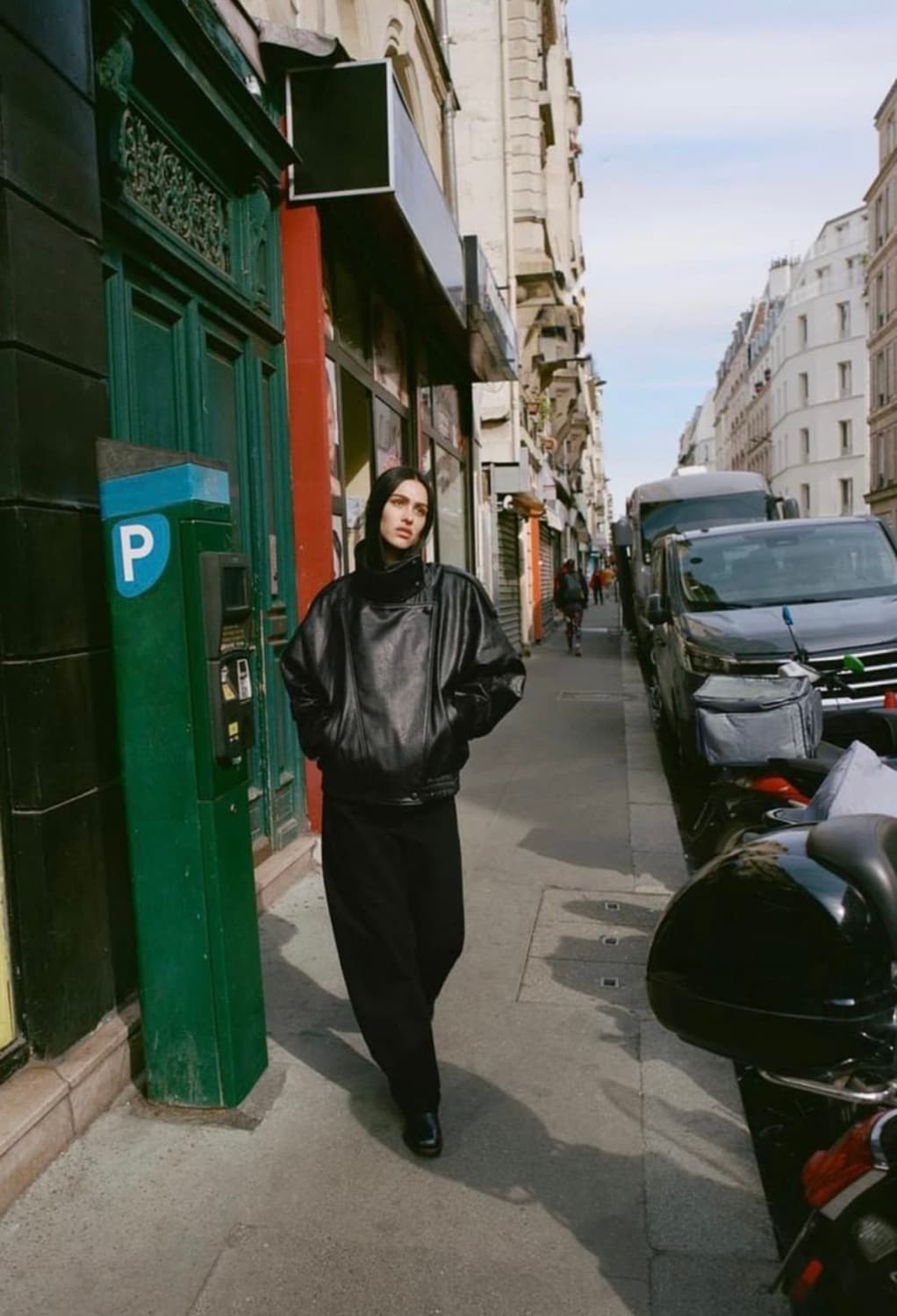 Zara fake leather jacket 상품이미지2