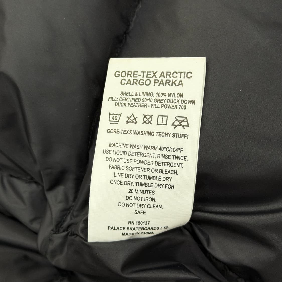 21FW 팔라스 고어텍스 아크틱 카고 파카 패딩 블랙 XL 상품이미지10