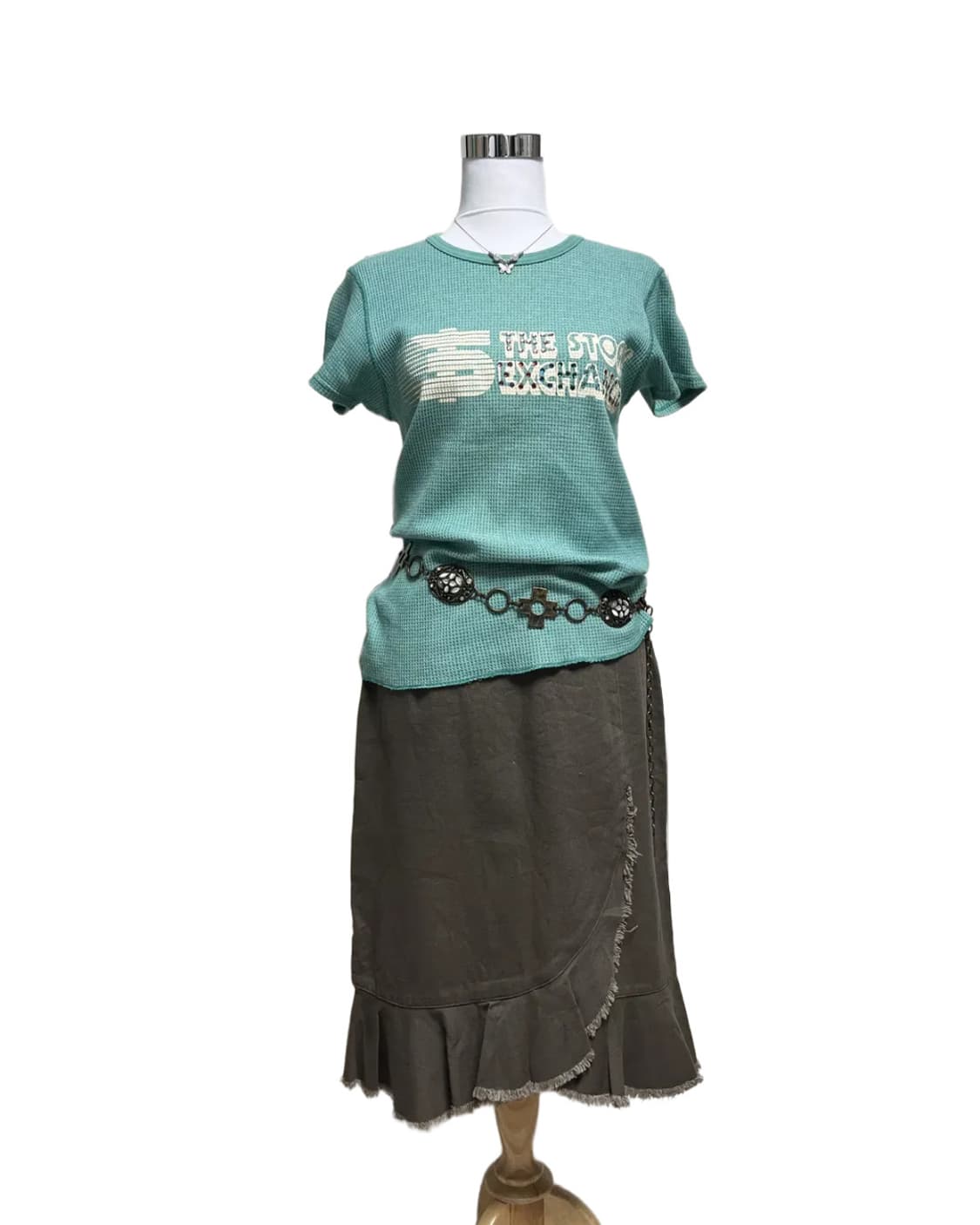 Fringe low-rise skirt 상품이미지5