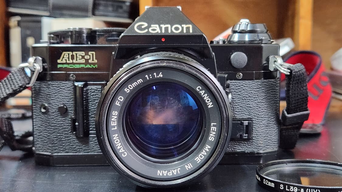 캐논 AE-1P 필름 카메라 + FD 50mm f1.4 렌즈 상품이미지2