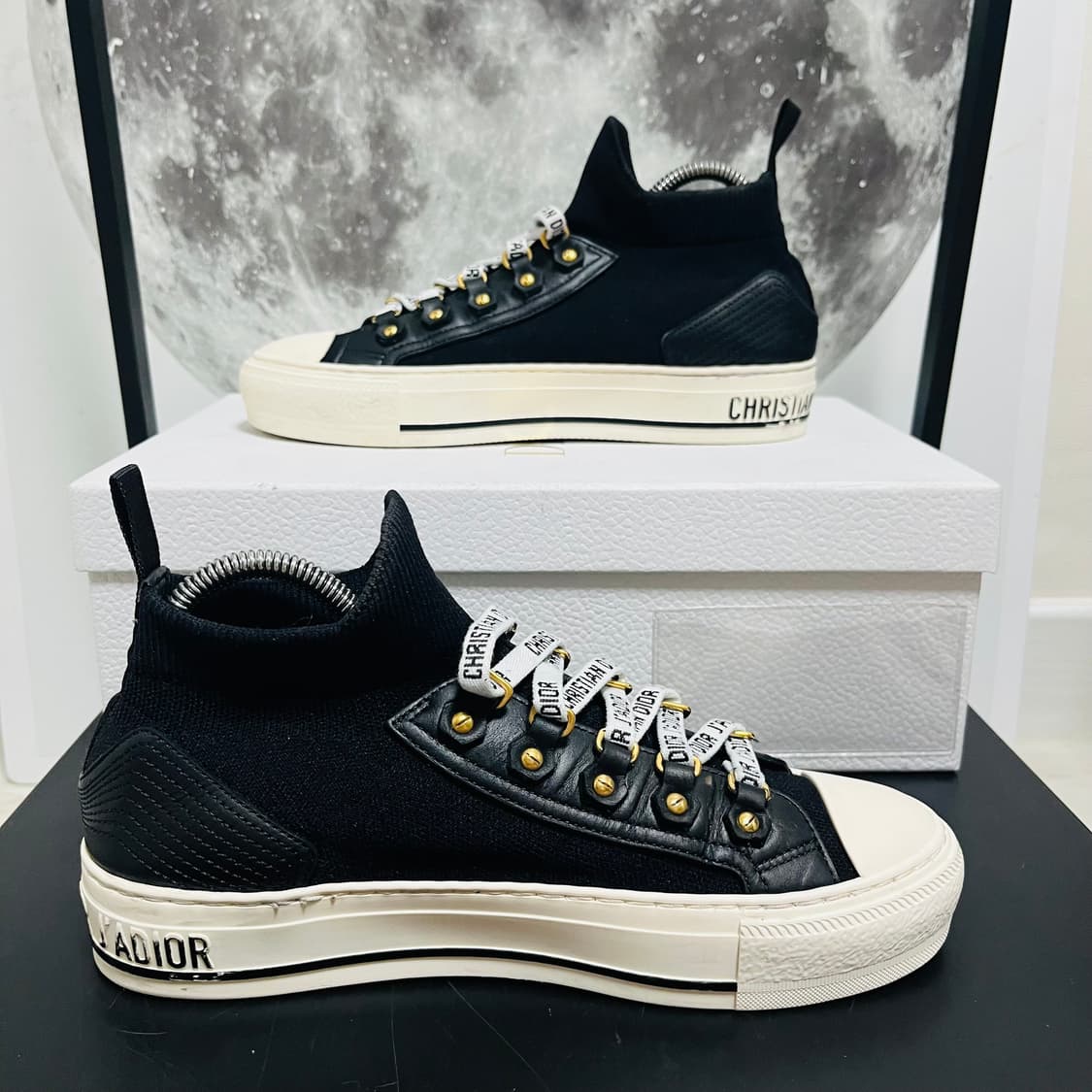 정품 36.5) 디올 테크니컬 워크앤 디올 니트 스니커즈 230~235 상품이미지2